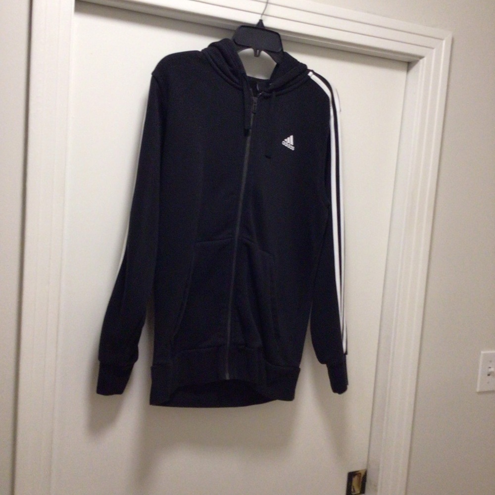 Mens Adidas Full Zip Hooded Sweatshirt/jacket